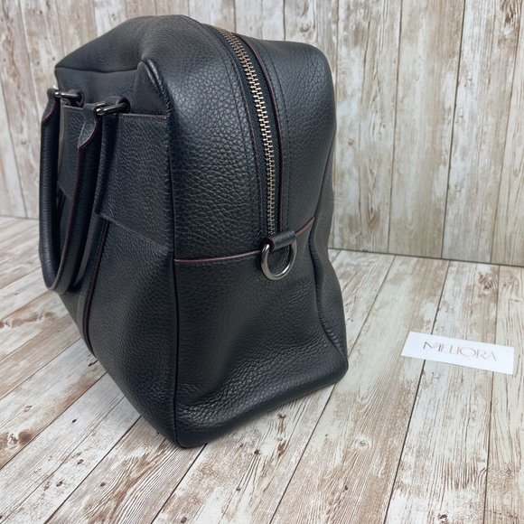 NWT Coach | Trekker Carryall - Black/Oxblood - Picture 3 of 7